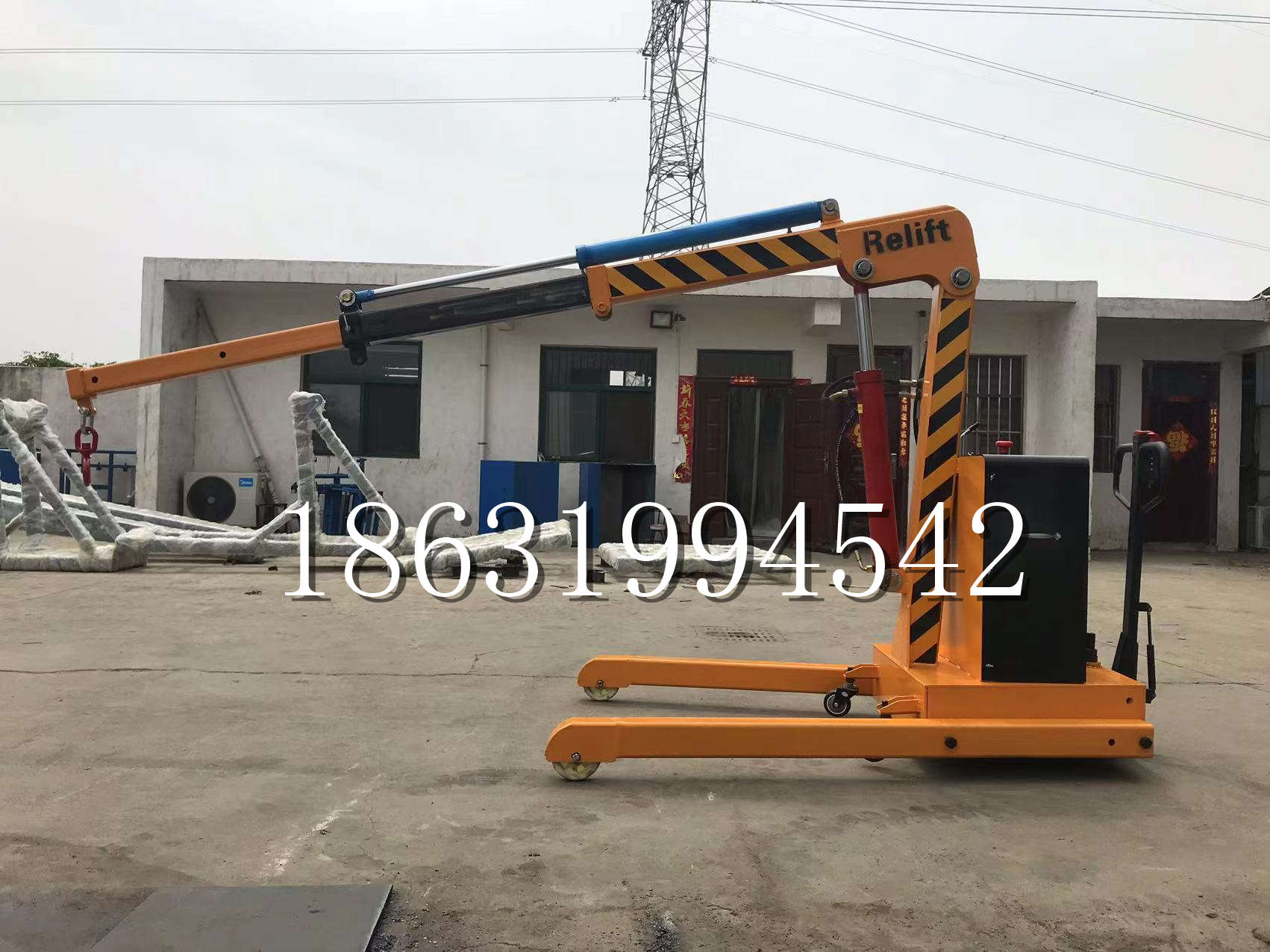 连山区久征定做3吨三轮随车吊 农用园林绿化移树吊 平板工程用小吊机